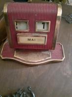 Oude brocante bureau kalender eeuwig duurend, Ophalen of Verzenden