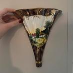 Keramische wand vaas Belgisch aardewerk - Victoriaanse stijl, Ophalen of Verzenden