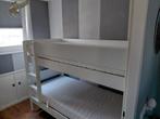 Stapelbed wit, Huis en Inrichting, Slaapkamer | Stapelbedden en Hoogslapers, Ophalen, Gebruikt, 90 cm, 160 tot 180 cm