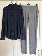 Studio anneloes set parel blouse XXL & block broek XL blauw, Blauw, Maat 46/48 (XL) of groter, Ophalen of Verzenden, Zo goed als nieuw