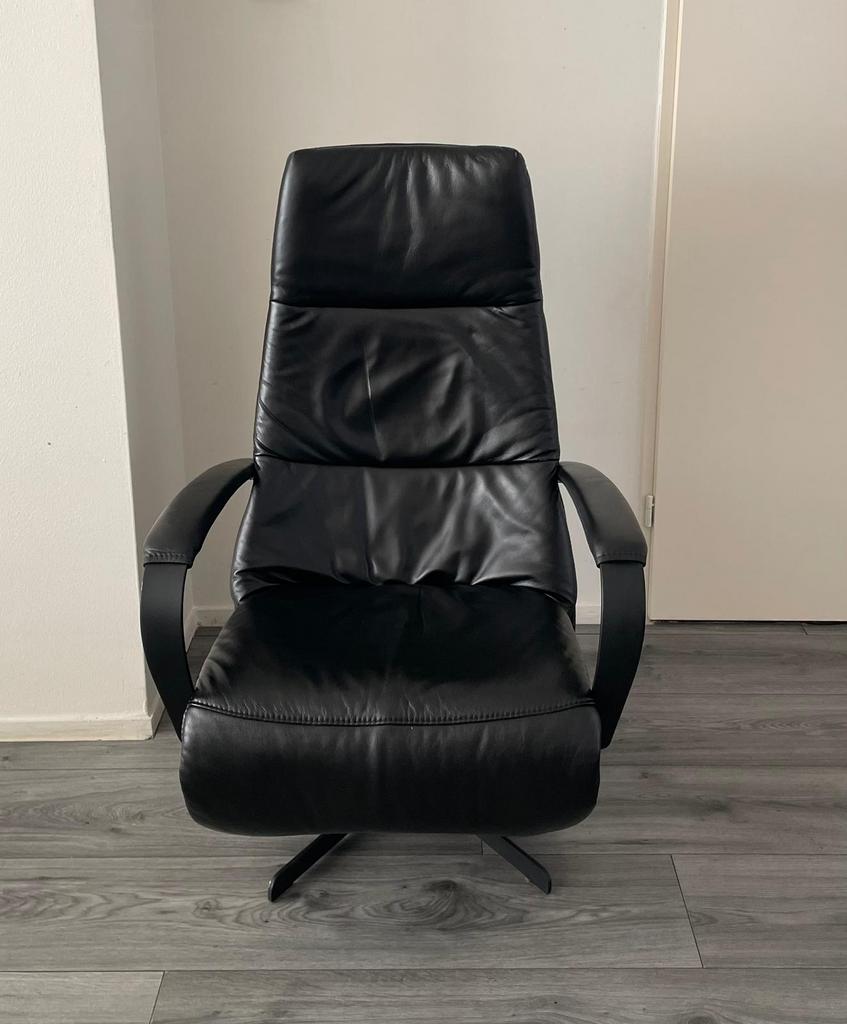 PROMINENT HUMBERTO ELEKTRISCHE RELAX STOEL LEDER FAUTEUIL, Huis en Inrichting, Fauteuils, 75 tot 100 cm, Ophalen of Verzenden