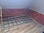 Antiek Frans Gietijzeren Bed - ca. 1900, Antiek en Kunst, Antiek | Meubels | Bedden, Ophalen