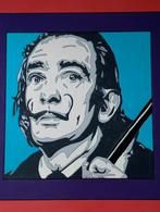Salvador Dali Pop Art Hout assemblage gemengde techniek, Ophalen of Verzenden
