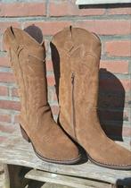 Harper bruine suede western cowboylaarzen, nieuwstaat mt 39., Kleding | Dames, Schoenen, Hoge laarzen, Harper, Bruin, Ophalen of Verzenden