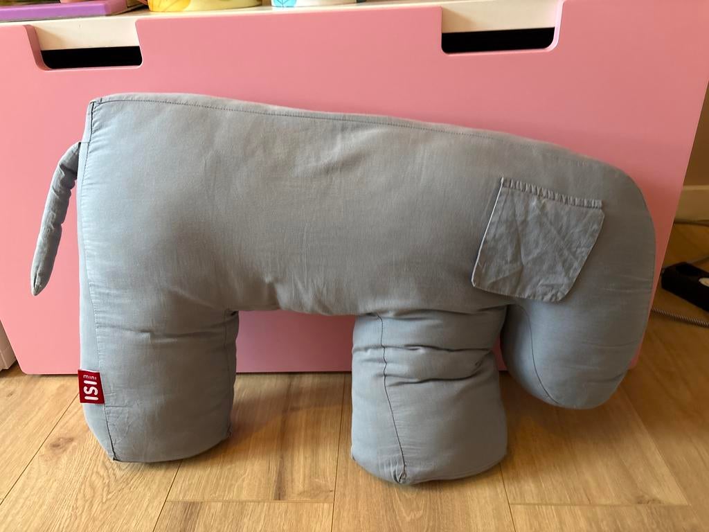 ISI Mini Olifant Voedingskussen - Blauw, Kinderen en Baby's, Ophalen of Verzenden, Zo goed als nieuw, Voedingskussen