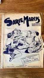 Sarie Marijs kampeerders marschlied bladmuziek Willen Ciere, Ophalen of Verzenden, Artiest of Componist, Klassiek