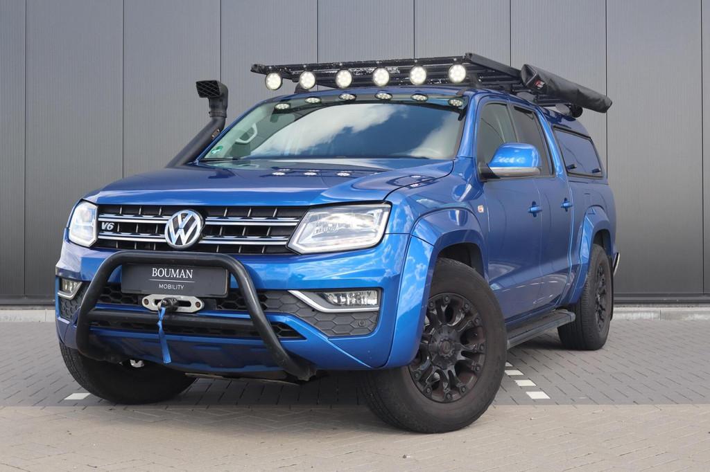 Volkswagen Amarok 3.0 V6 Aut, DC, 320pk, LED, Winch, Snorkel, Automaat, Gebruikt, 2226 kg, Blauw