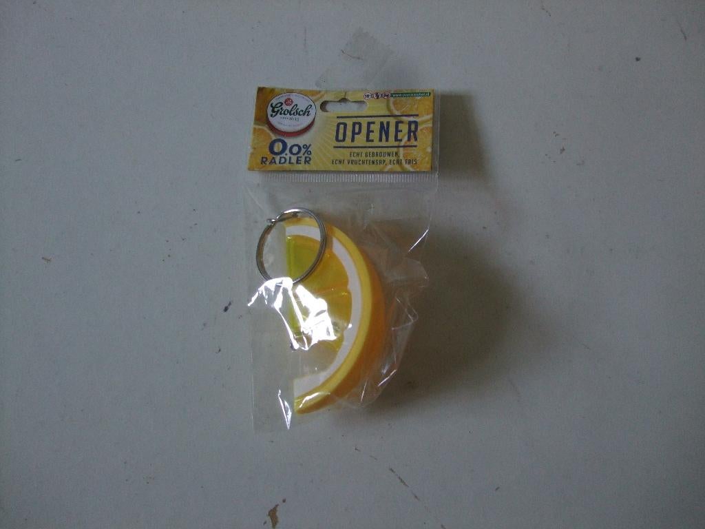 Grolsch opener / sleutelhanger) (nr.19), Ophalen of Verzenden, Nieuw, Flesopener, Grolsch