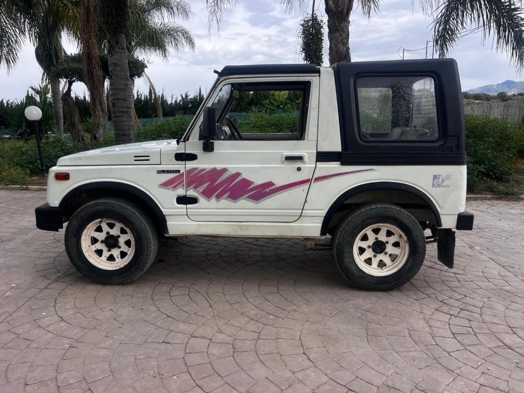 Suzuki Samurai cabrio, bj 1990, 91.000 km, 100% roestvrij, Auto's, 970 cc, 750 kg, 4 cilinders, Wit