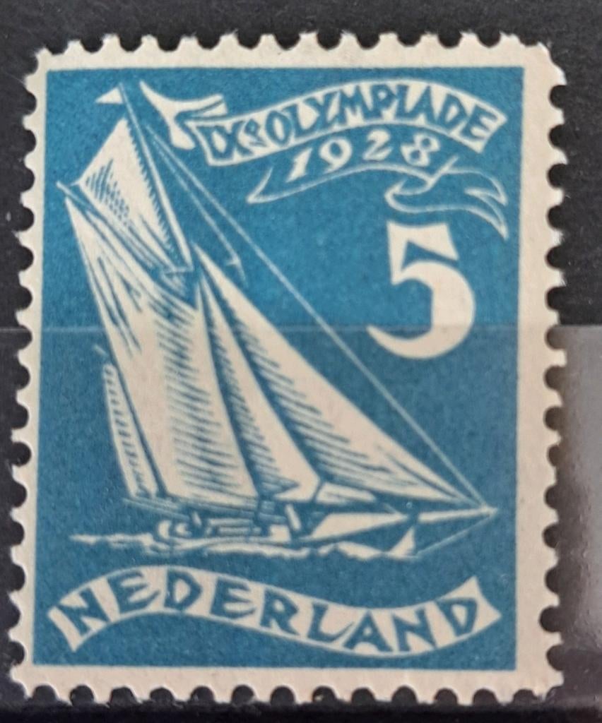 NVPH 215 Olympische Spelen zeilen postfris, Postzegels en Munten, Ophalen of Verzenden