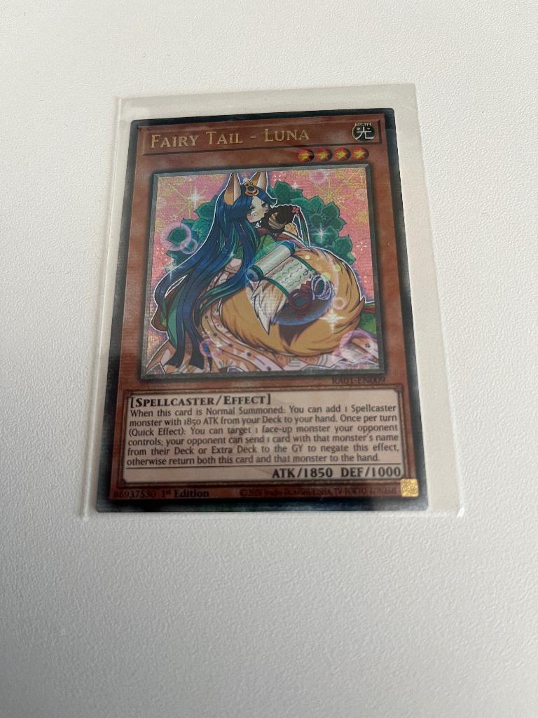 Yugioh fairy tail Luna QCR, Ophalen of Verzenden, Zo goed als nieuw