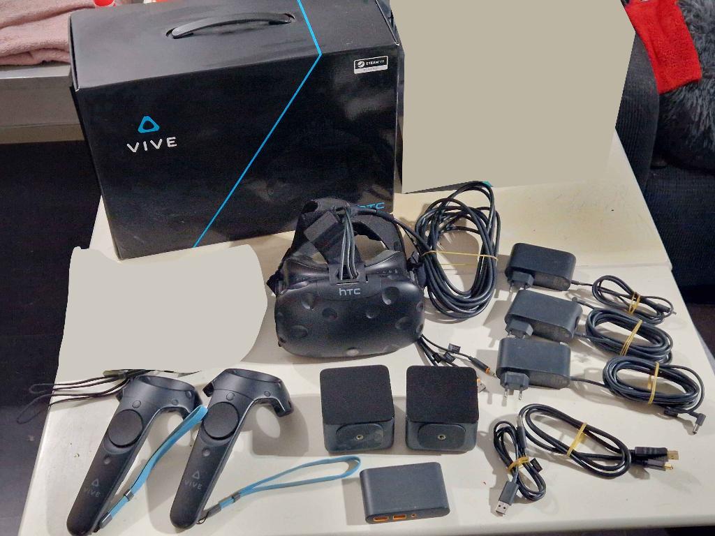 HTC Vive VR set, Spelcomputers en Games, Virtual Reality, Gebruikt, Pc, VR-bril, Ophalen of Verzenden