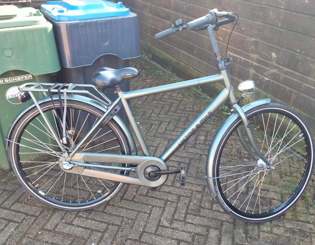 Cortina Milo jongens/herenfiets 28 inch, 3 versnellingen, Ophalen, Gebruikt, 26 inch of meer, Versnellingen