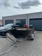 Aluminium boot+trailer+motor+fronttroller, Watersport en Boten, Ophalen, Gebruikt, Overige typen