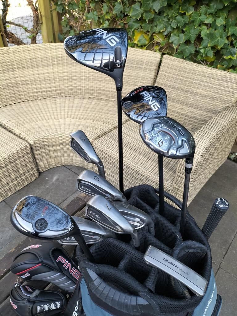 Complete golfset met Ping clubs en Cobra Cartbag, Ophalen, Gebruikt, Set, Ping