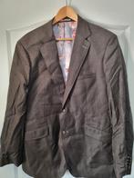 Stijlvol Herenpak - Bruin met Bloemige Voering, Kleding | Heren, Kostuums en Colberts, Maat 52/54 (L), Ophalen of Verzenden, Zo goed als nieuw