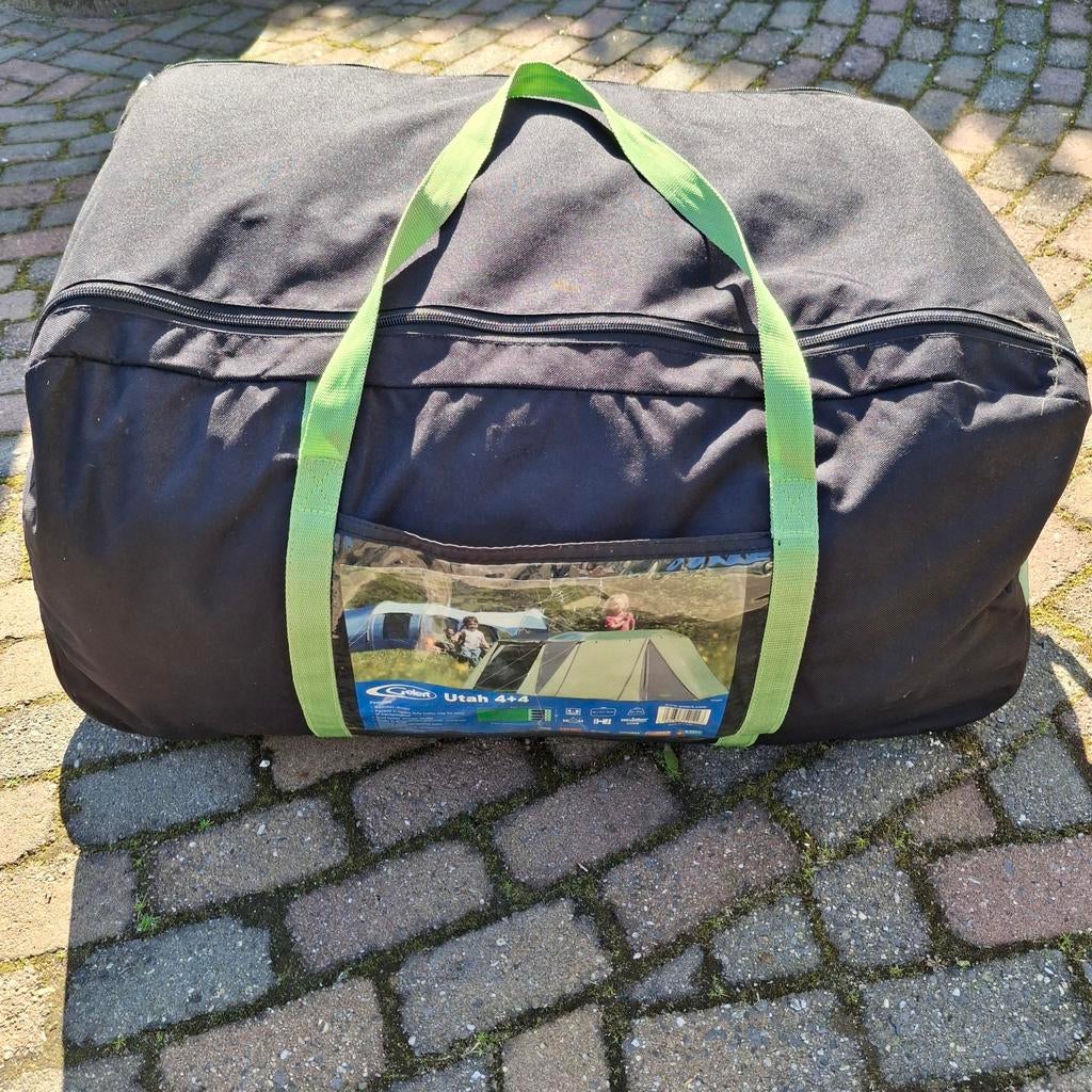 8 persoons tent Gelert Utah 4x4 tent (ideaal voor groepen), Caravans en Kamperen, Ophalen, Zo goed als nieuw, Meer dan 6