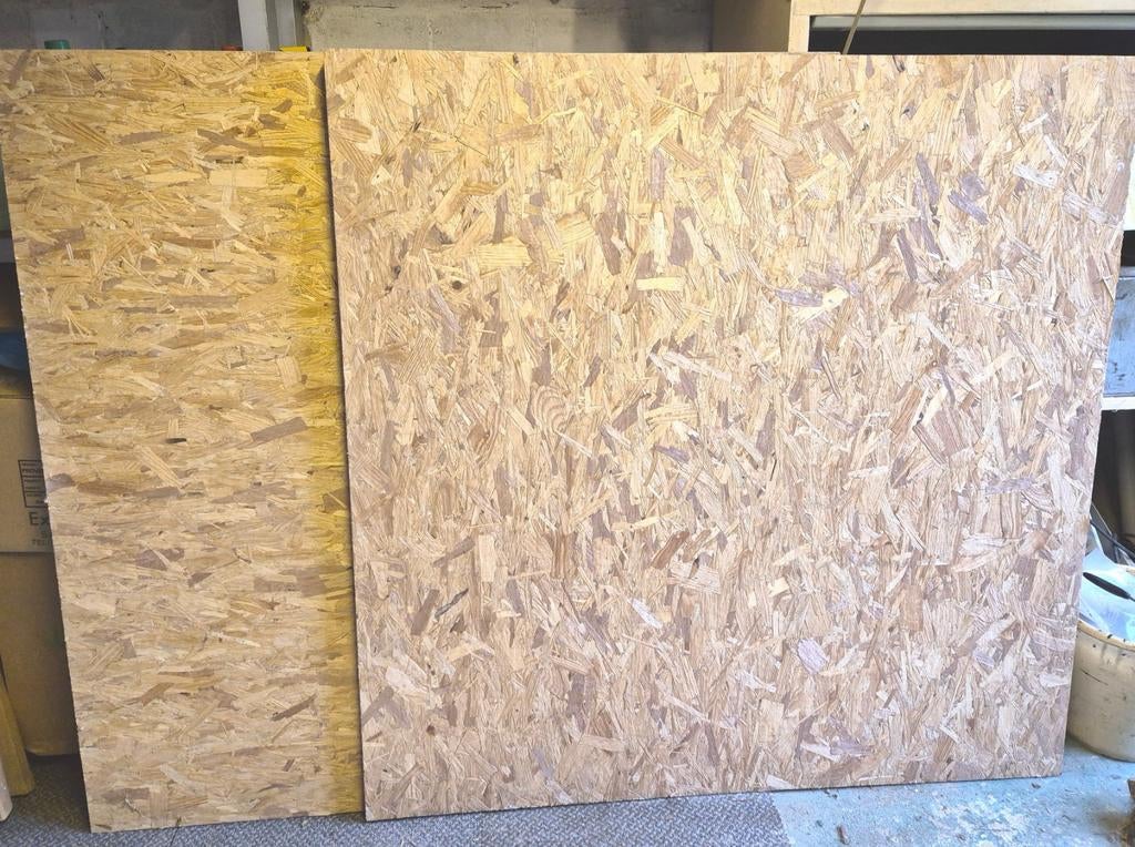 2x OSB platen elk 122x122x2 cm nieuw, Ophalen, Nieuw