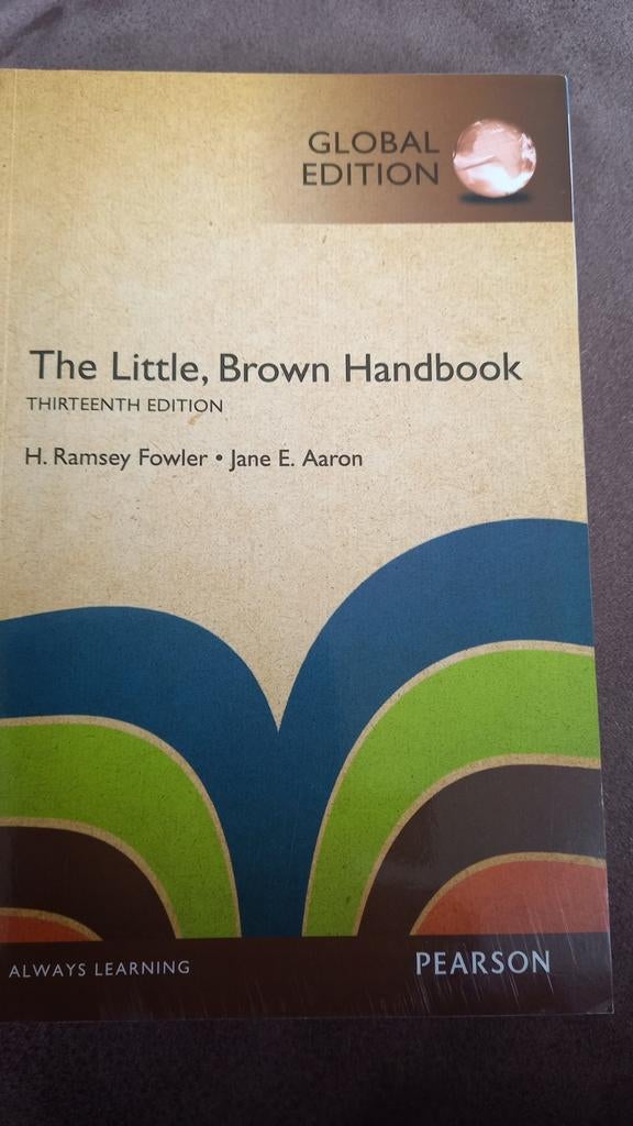 The Little, Brown Handbook - Dertiende Editie, Zo goed als nieuw, H. Ramsey Fowler, Jane E. Aaron, Alpha, HBO