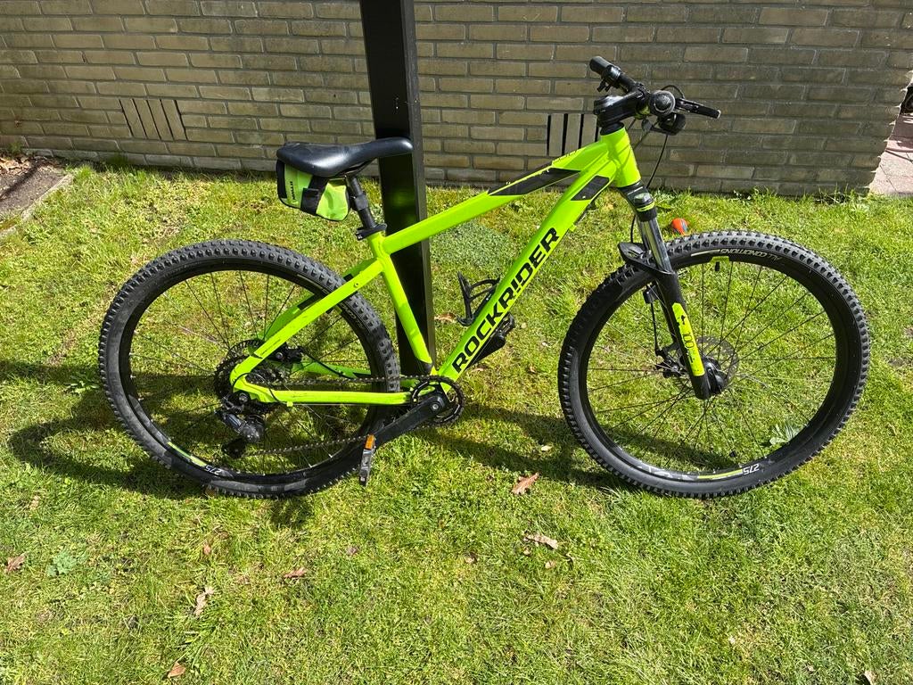 Rockrider ST 520 Mountainbike (43cm) - Neon Groen, Fietsen en Brommers, Fietsen | Mountainbikes en ATB, Gebruikt, Hardtail, Ophalen