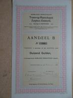 Aandeel 1000 gld Tramweg - Maatschappij Zutphen - Eemmerik, Ophalen of Verzenden, Voor 1920, Aandeel