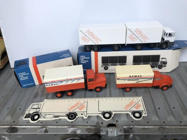 DAF vrachtauto’s Namac uitgave, Hobby en Vrije tijd, Modelauto's | 1:50, Ophalen of Verzenden, Zo goed als nieuw, Bus of Vrachtwagen