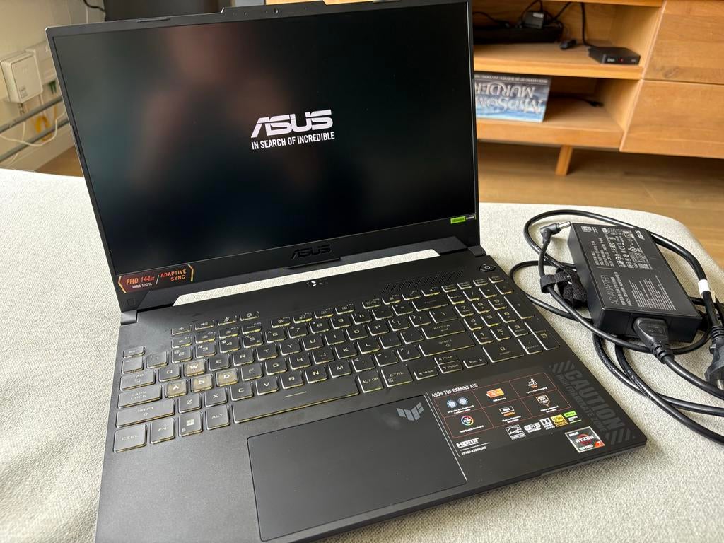 ASUS TUF Gaming A15 FA507NVR-LP036W, Computers en Software, Windows Laptops, Met videokaart, 15 inch, Ophalen of Verzenden, Zo goed als nieuw