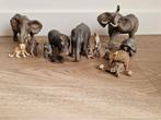 Schleich Wilde Dieren Set: Olifanten, Nijlpaarden & Meer!, Verzamelen, Ophalen of Verzenden, Gebruikt
