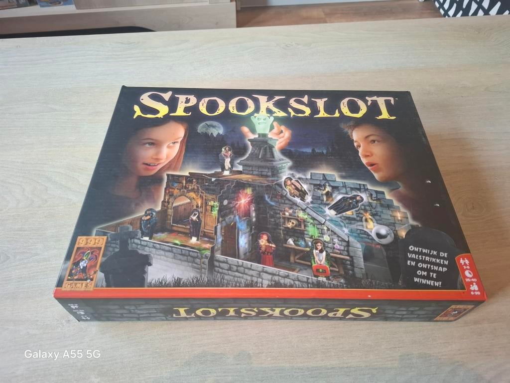 Spookslot Bordspel - Ontsnap uit het spookhuis!, Hobby en Vrije tijd, Gezelschapsspellen | Bordspellen, Gebruikt, Postbus 123, 1234 AB Spelstad