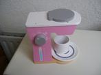 roze houten senseoapparaat met 2pads en kop en schotel17hx16, Ophalen of Verzenden, Zo goed als nieuw, Hout, Speelkeuken-accessoire