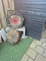 2 boomstronken voor houtkachel, Ophalen