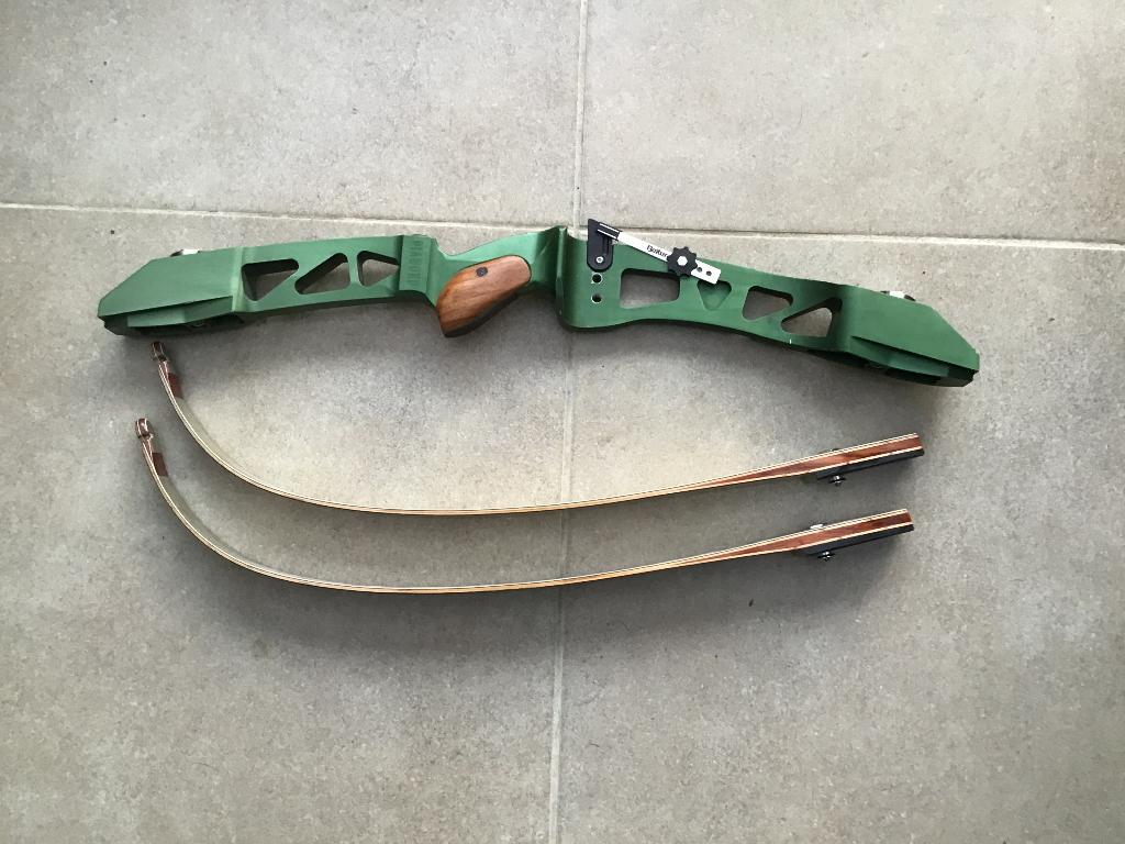 Green Horn diamond recurve, Sport en Fitness, Handboogschieten, Ophalen of Verzenden, Gebruikt, Recurveboog