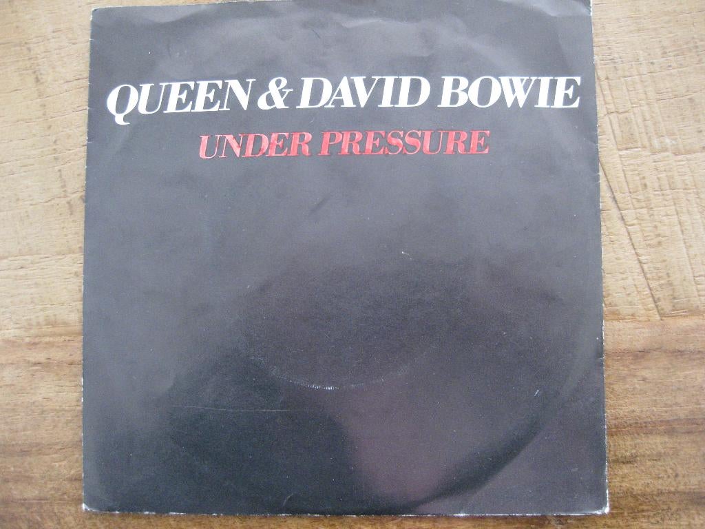 Vinyl single  Queen & David Bowie   "Under pressure", Cd's en Dvd's, Vinyl Singles, Ophalen of Verzenden, Gebruikt, Pop