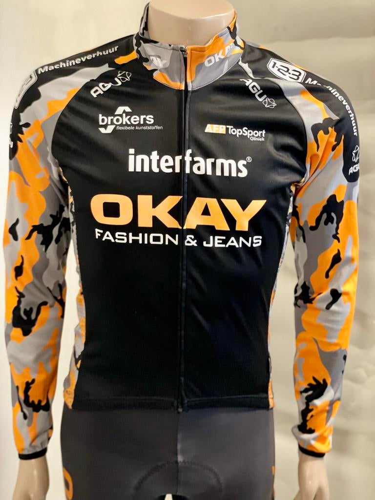 Wielrenkleding wielrenjas fietsjas inrijjas maat M Agu, Ophalen of Verzenden, Zo goed als nieuw, Bovenkleding, Heren