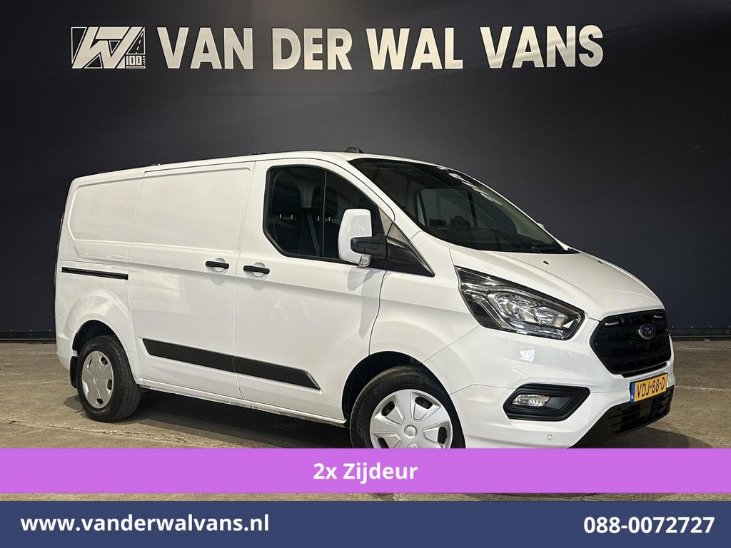 Ford Transit Custom 2.0 TDCI 130pk L1H1 Euro6 Airco | 2x zij, Auto's, Voorwielaandrijving, Stof, 4 cilinders, 2500 kg