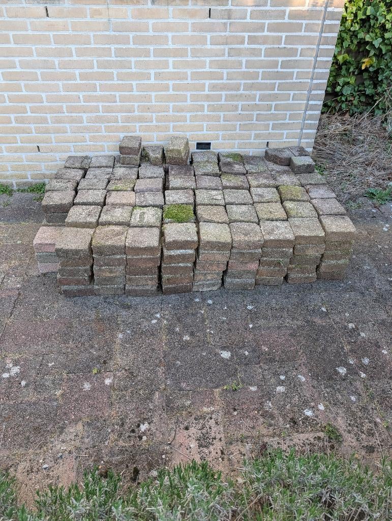 Tuinstenen 10x10cm, Ophalen, Gebruikt, Overige typen, 5 tot 10 m²