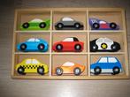 auto's hout 9 stuks in doos Melissa en Doug, Ophalen of Verzenden, Zo goed als nieuw