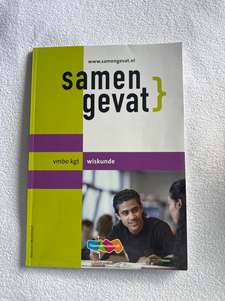 Samengevat vmbo kgt wiskunde, Ophalen of Verzenden, Beta, Gelezen, MBO