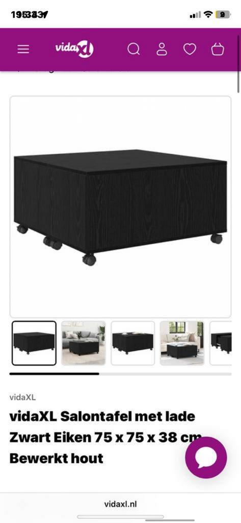 Nieuw in doos salontafel dressior eettafel, Huis en Inrichting, Tafels | Eettafels, Ophalen of Verzenden, Zo goed als nieuw