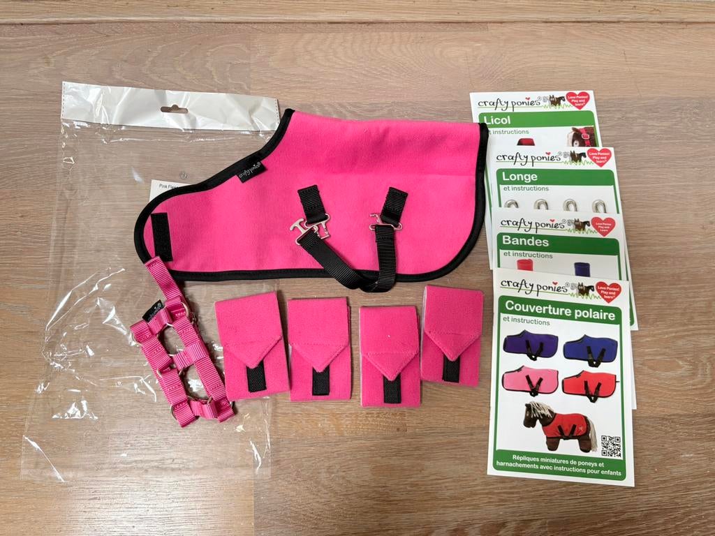 Knuffel dekenset, Kinderen en Baby's, Speelgoed | Knuffels en Pluche, Paard, Overige merken, Nieuw, Ophalen of Verzenden