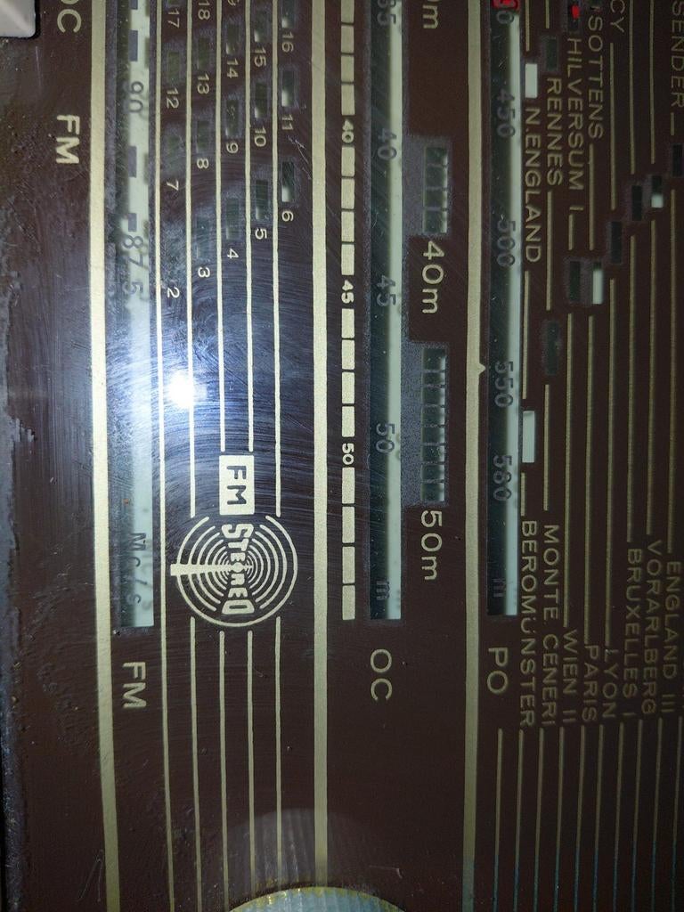 Philips Stereo Buizenradio - Werkend, Audio, Tv en Foto, Radio's, Ophalen of Verzenden, Gebruikt, Radio