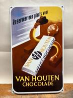 Van houten chocolade reclamebord, Ophalen of Verzenden, Zo goed als nieuw