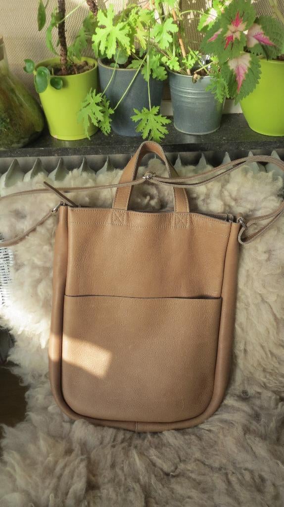 Keecie leren tas, nieuw, model Day Dreamer, moss, rits, Verzenden, Nieuw, Bruin, Overige typen
