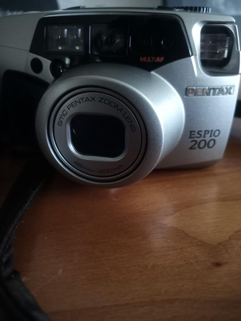 1+1Pentax analoog camera+bynolyt butterfly verrekijker, Verzenden, Compact, Pentax