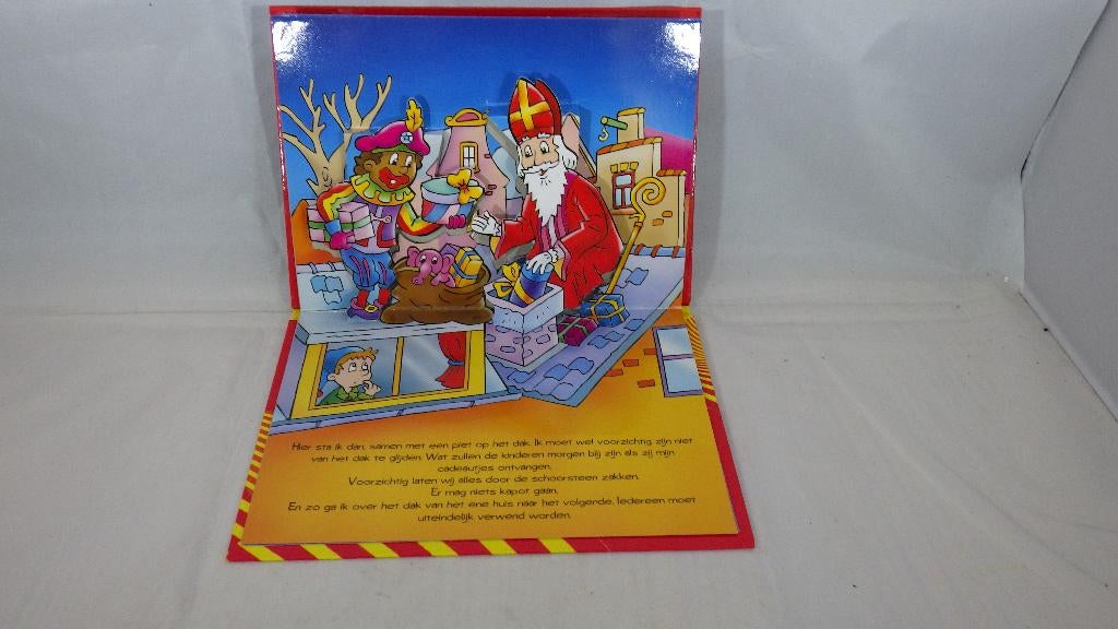 pop-up boek van Sinterklaas, Diversen, Sinterklaas, Ophalen of Verzenden, Gebruikt