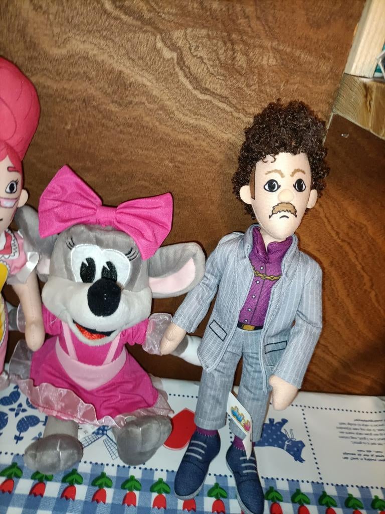 Mevrouw Suikerspin knuffel, Ben Bang en Julia knuffel, Kinderen en Baby's, Speelgoed | Knuffels en Pluche, Ophalen of Verzenden