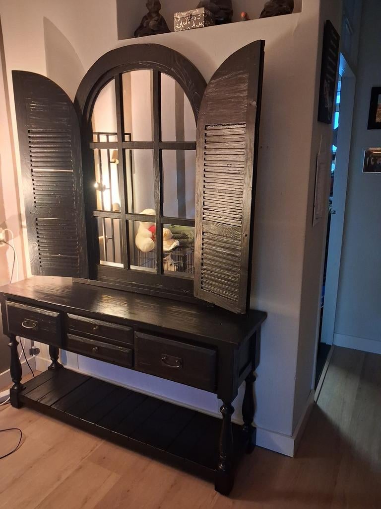 Zeer mooie side table met spiegel, Huis en Inrichting, Kasten | Overige, Ophalen of Verzenden, Zo goed als nieuw