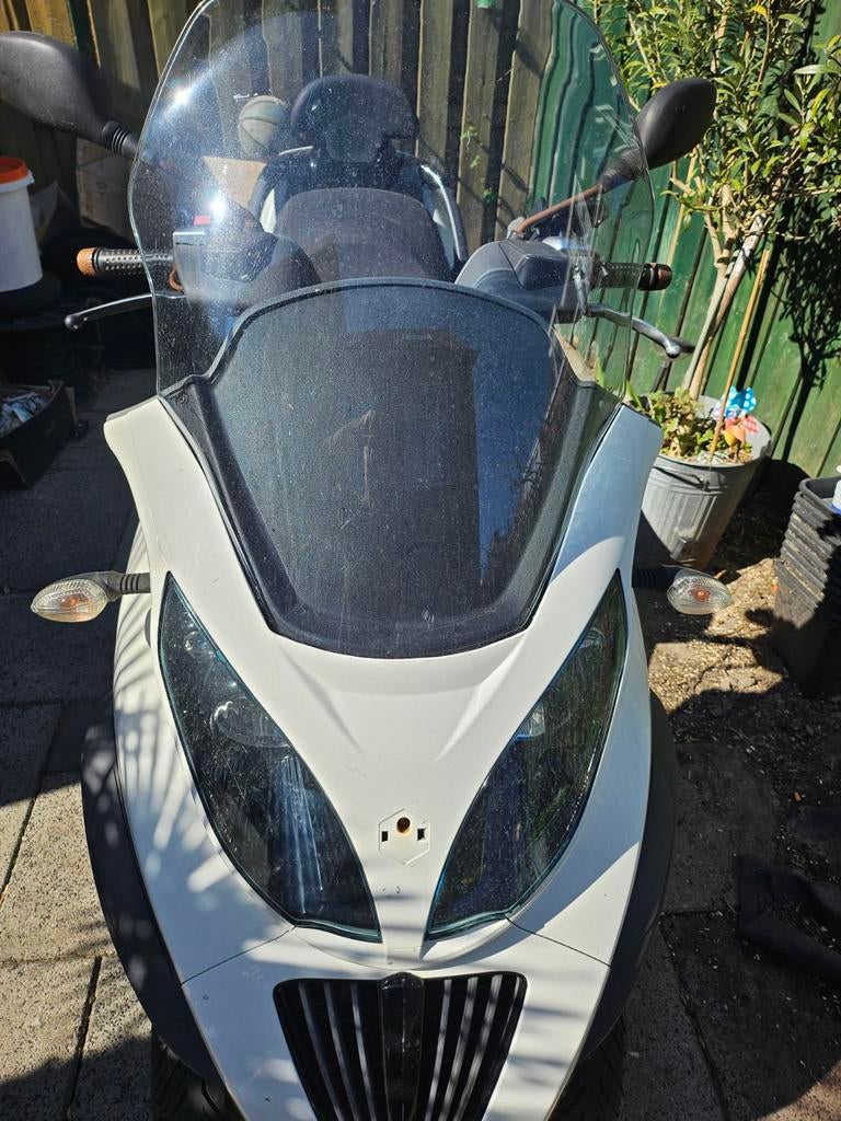 Piaggio MP3 400 LT Motorscooter - Wit, Ophalen of Verzenden, Gebruikt, Benzine, Piaggio