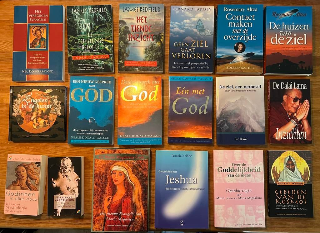 Grote collectie spirituele boeken; 3 halen is 2 betalen, Ophalen of Verzenden, Zo goed als nieuw, Spiritualiteit algemeen, Achtergrond en Informatie