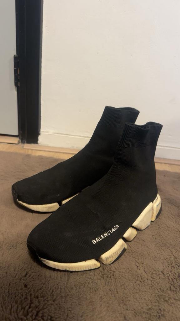 Balenciaga Speed Trainer Sneakers Zwart/Wit, Kleding | Dames, Schoenen, Ophalen of Verzenden, Zo goed als nieuw, Zwart, Sneakers of Gympen
